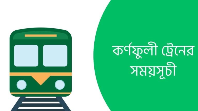 কর্ণফুলী ট্রেনের সময়সূচী